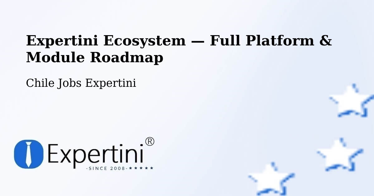 Expertini Ecosystem — Full Platform & Module Roadmap – Litueche