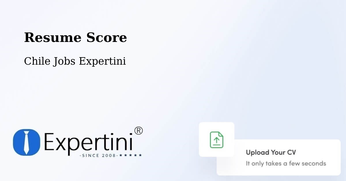 Resume Score & Job Description Match Tool – Litueche - Chile Jobs Expertini